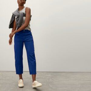 The Utility Barrel Pant by Everlane, in Cobalt size 8